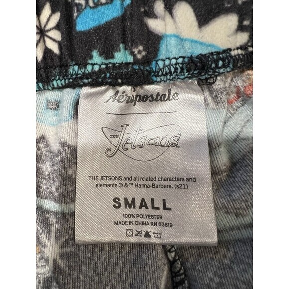 NEW MENS THE JETSONS AEROPOSTALE CRUSHED VELVET FEEL LOUNGE PANTS PAJAMAS SMALL - Picture 5 of 6